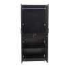 Wooden Double Door Wardrobe | Engineered Wood | Wenge Finish