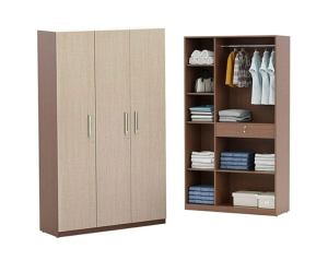 Engineered Wood Three Door Wardrobe