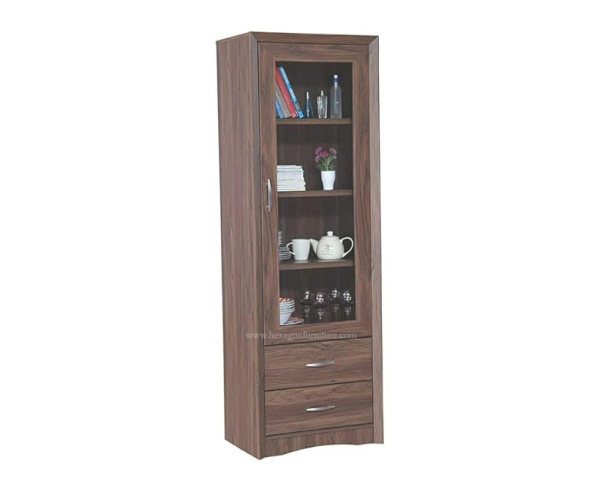 Engineered Wood Single Door Multi Purpose Cabinet | Brown