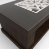 Designer Center Coffee Table in Brown Color