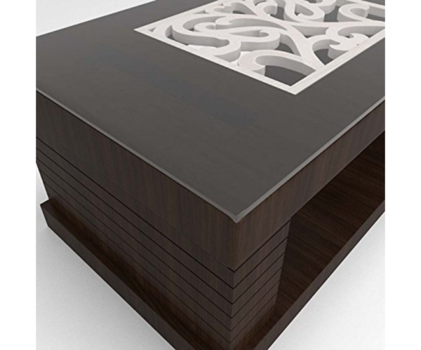 Designer Center Coffee Table in Brown Color