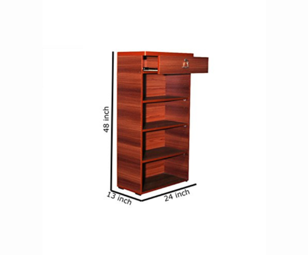 Super Deluxe Brown Shoe Cabinet | Brown