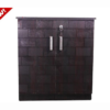 Brick Textured Double Door Shoe Rack