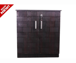 Brick Textured Double Door Shoe Rack