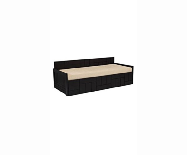 Wooden Modern Sofa Cum Bed | Brown