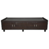 Single Size Bed with Box Storage | Dark Brick Texture
