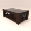 Modern Coffee Table in Rectangular Shape Center Table