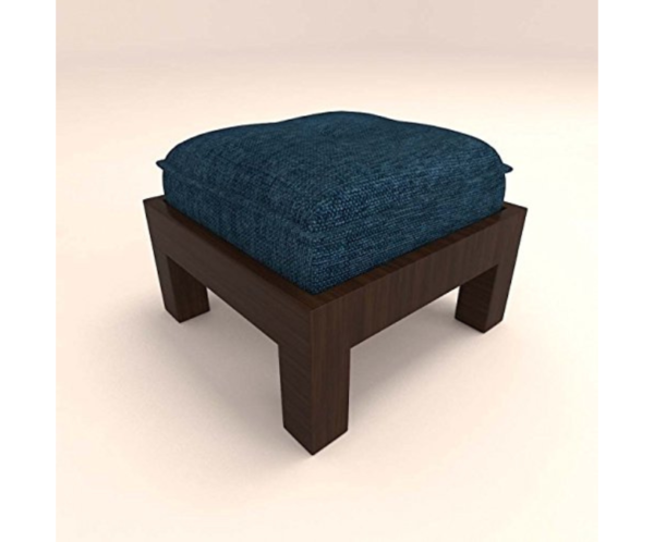 1 Stylish Large Blue Cushioned Four Stool Centre Table