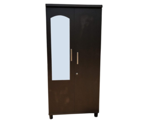 Wooden Almirah Cabinet Wardrobe with Mirror, Drawers & Double Doors