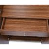 Double Door Wardrobe with Mirror | Suede Matte Finish | Indiana Teak