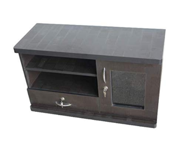 TV Stand and Home Entertainment Unit | Black Textured
