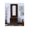 Dressing Table | American Walnut Finish with Shelves and Drawer
