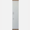 Engineered Wood Single Door Wardrobe With Multiple Shelves For Bedroom and Living Room