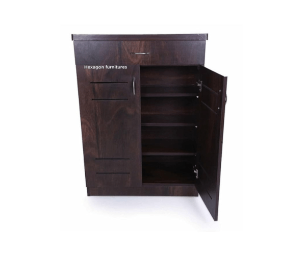 Shoe Cabinet | Shoe Rack | Brown Colour with Drawer | Engineered Wood
