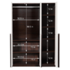 Deluxe Three Door Wardrobe Without Mirror Without Drawer