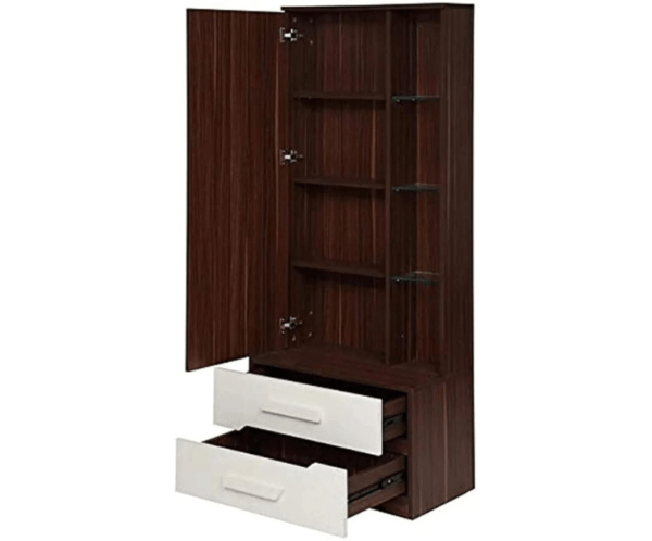 Engineered Wood Dressing Table With Mirror And Storage