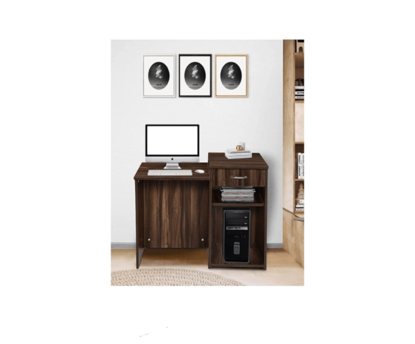 Office Table | Study Table in Dark Walnut Colour