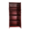 Double Door Wardrobe with Mirror in Rosewood Color