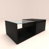 Modern Coffee Table with Glass