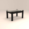 Four Seater Glass Dinning Set with Circular Design