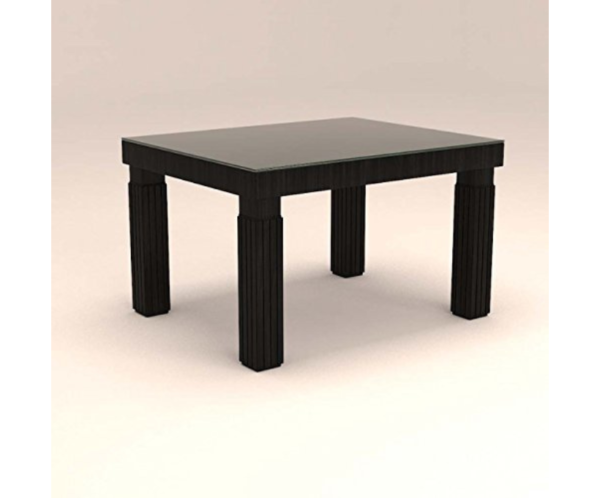Square Vertical Stripe Designed Dinning Set with Four Seaters