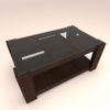 Modern Rectangle Shaped Coffee Table