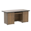 Engineered wood Finish Office Table | Study Table | Office System Table with Storage in Royal Color