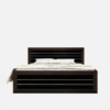 King Size Double Bed in Wenge with Storage for Bedroom