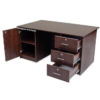 Office Table and Study Desk | Engineered Wood | Brown