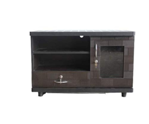TV Stand and Home Entertainment Unit | Black Textured