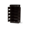 Engineered Wood Shoe Cabinet with Shelves