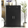 Shoe Cabinet of 4 Shelves | Shoe Rack with Drawer | Color Wenge