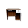 Office Table | Study Table in White & Brown