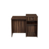 Office Table | Study Table in Dark Walnut Colour