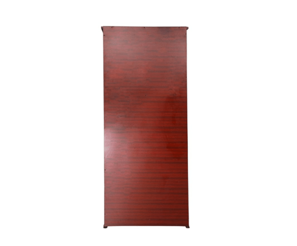 Double Door Wardrobe with Mirror in Rosewood Color