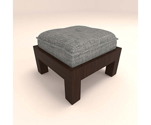 Large Grey Cushion 4 Stool Centre Table