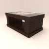 Designer Center Coffee Table in Brown Color