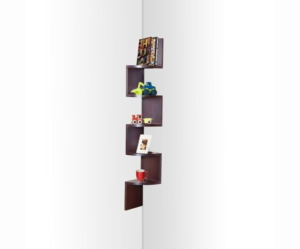 Portable Zig Zag Floating Wall Shelves | Bookshelf