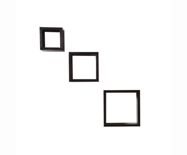 Cube Styled Floating Wall Shelves | Bookshelf | Set of 3