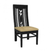 Colonial Styled Four Seater Dinning Set with Glass Table Top