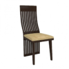 Rectangular Glass Dinning Set with Four Seater Vertical Striped Chairs