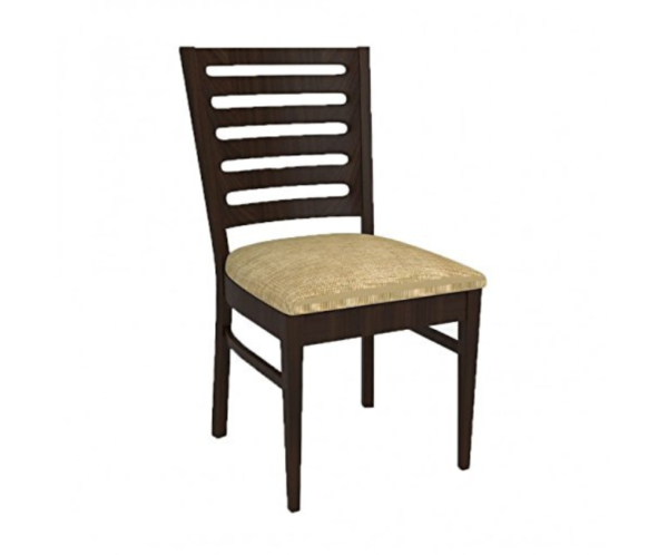 Ladder Style Four Seater Dining Set with Glass Table Top