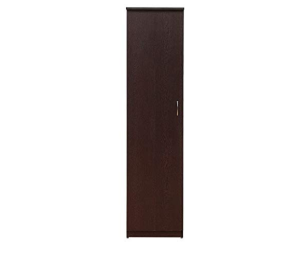 Kid's Single Door Wardrobe | Walnut Finish