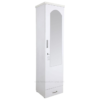 Engineered Wood Wardrobe White in Single door