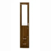 Single Door Wardrobe with Two Drawer and Mirror