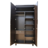 Wooden Almirah Cabinet Wardrobe with Mirror, Drawers & Double Doors