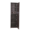 Single Door Engineered Wood Wardrobe With Mirror And Drawer