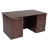 Office Table and Study Desk | Engineered Wood | Brown
