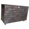 TV Stand and Home Entertainment Unit | Black Textured