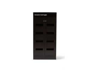 Engineered Wood Shoe Cabinet with Shelves